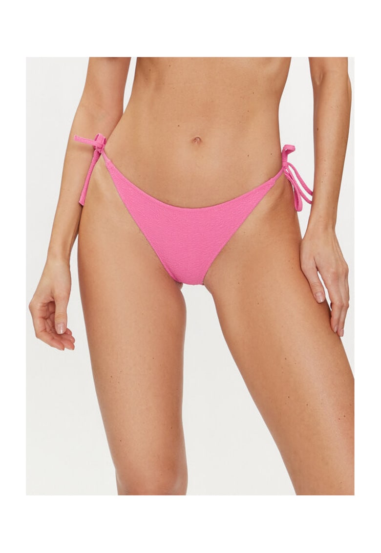 Slip de baie dama - roz - model simplu