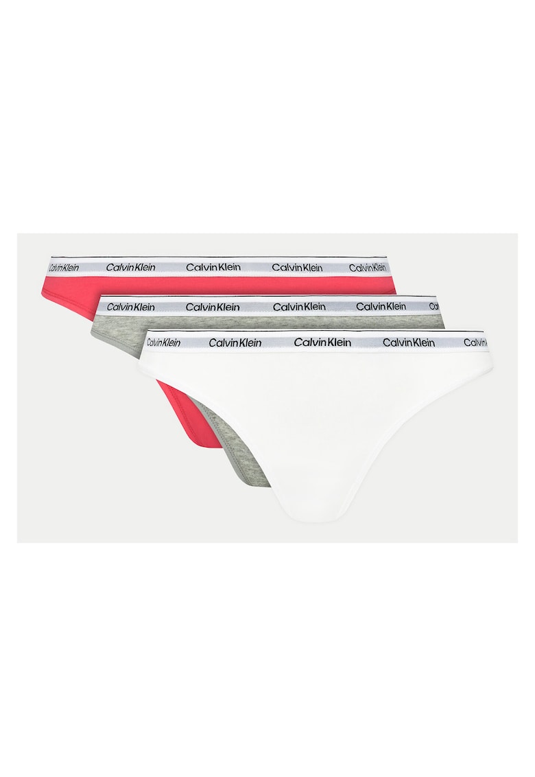 Set de chiloti tanga pentru femei multicolor - lenjerie intima
