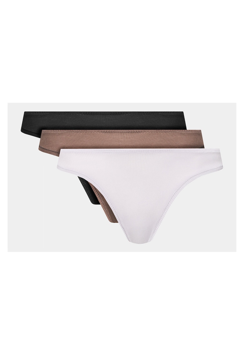 Set chiloti tanga colorat - lenjerie intima dama
