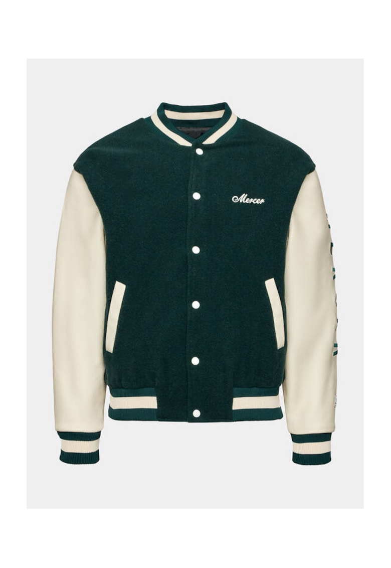 Geaca bomber barbati verde - fabricata din material de calitate
