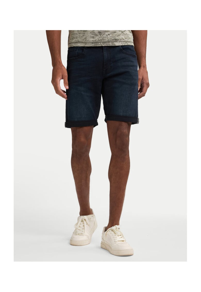 Pantaloni scurti barbati - bleumarin - denim