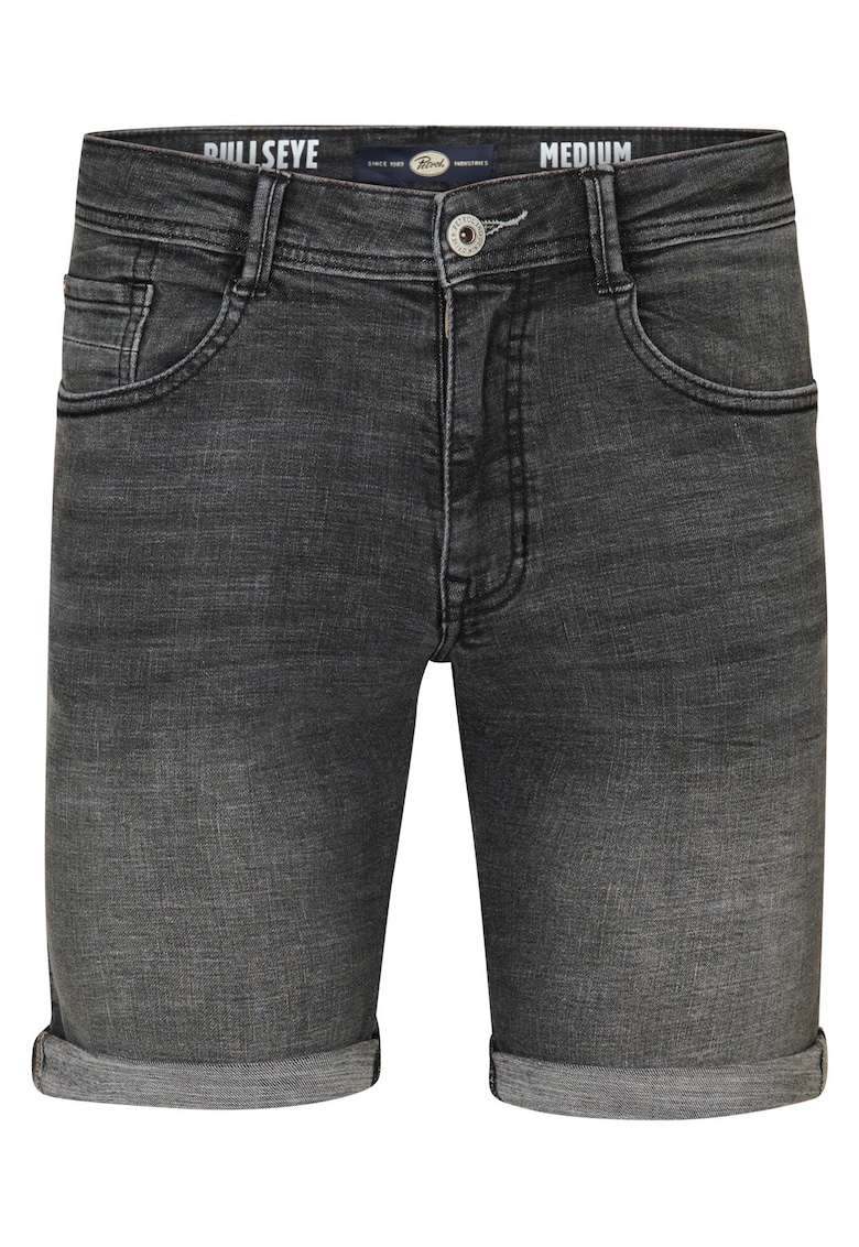 Pantaloni scurti din denim pentru barbati gri -