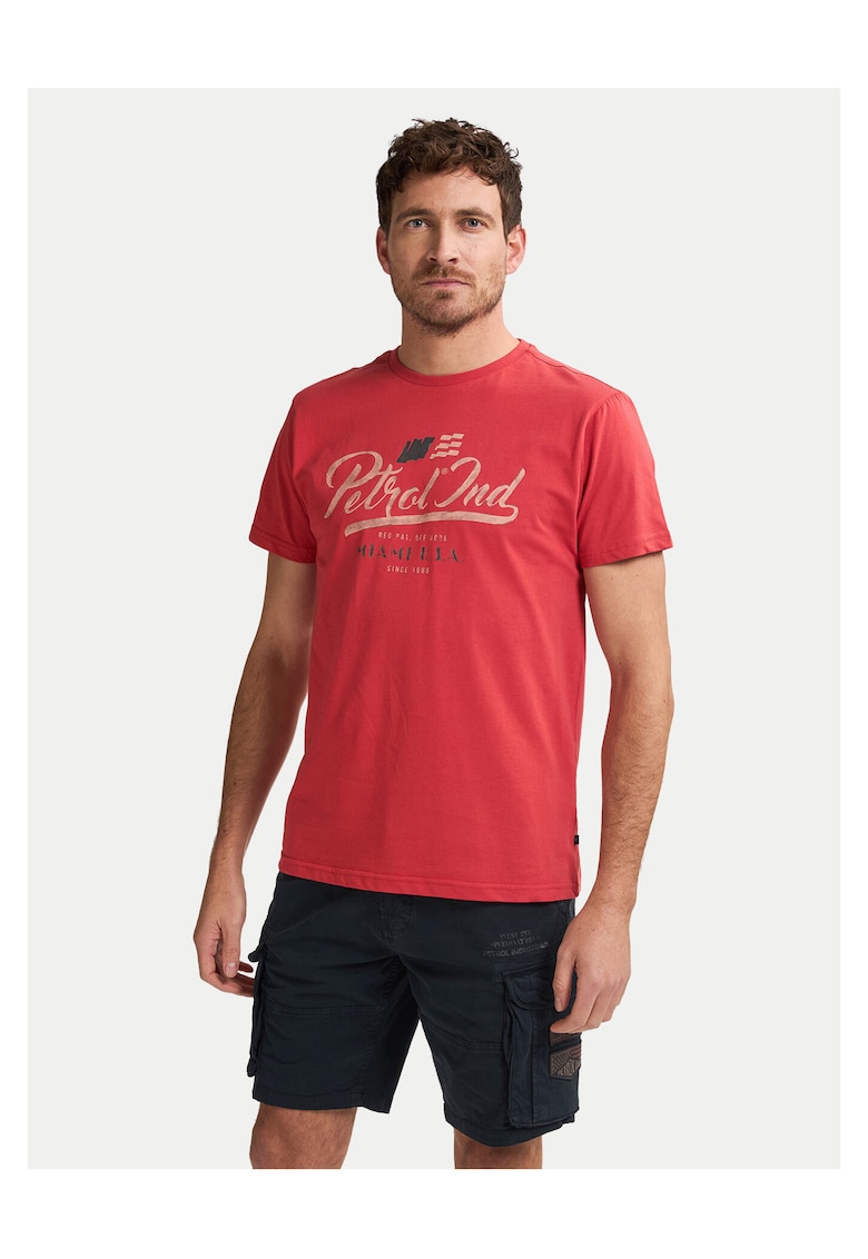 Tricou barbati rosu - bumbac
