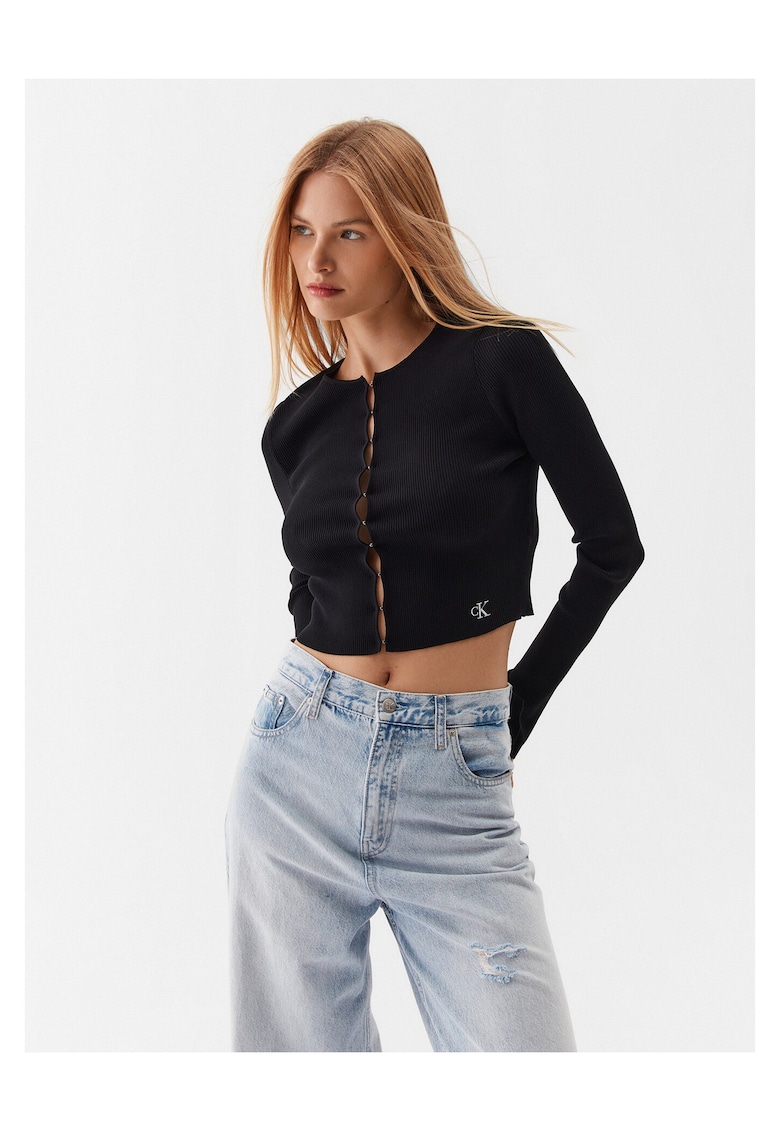 Cardigan dama negru -