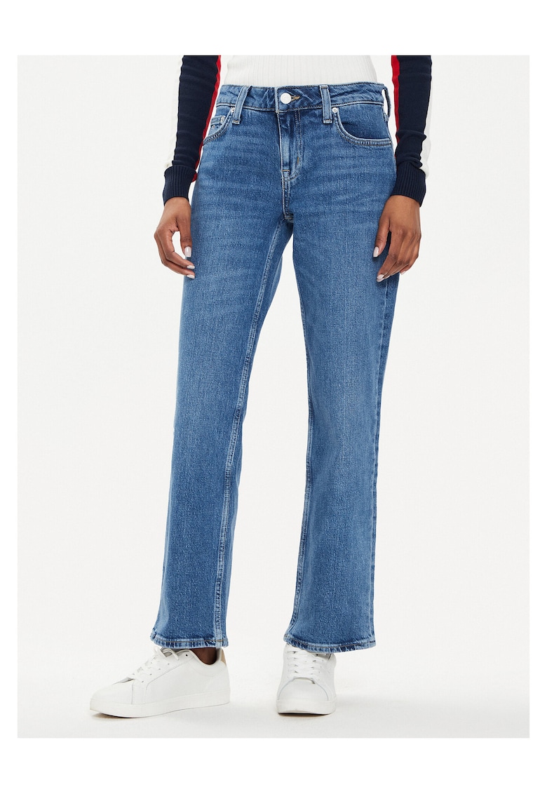 Blugi dama Straight Fit - Albastru