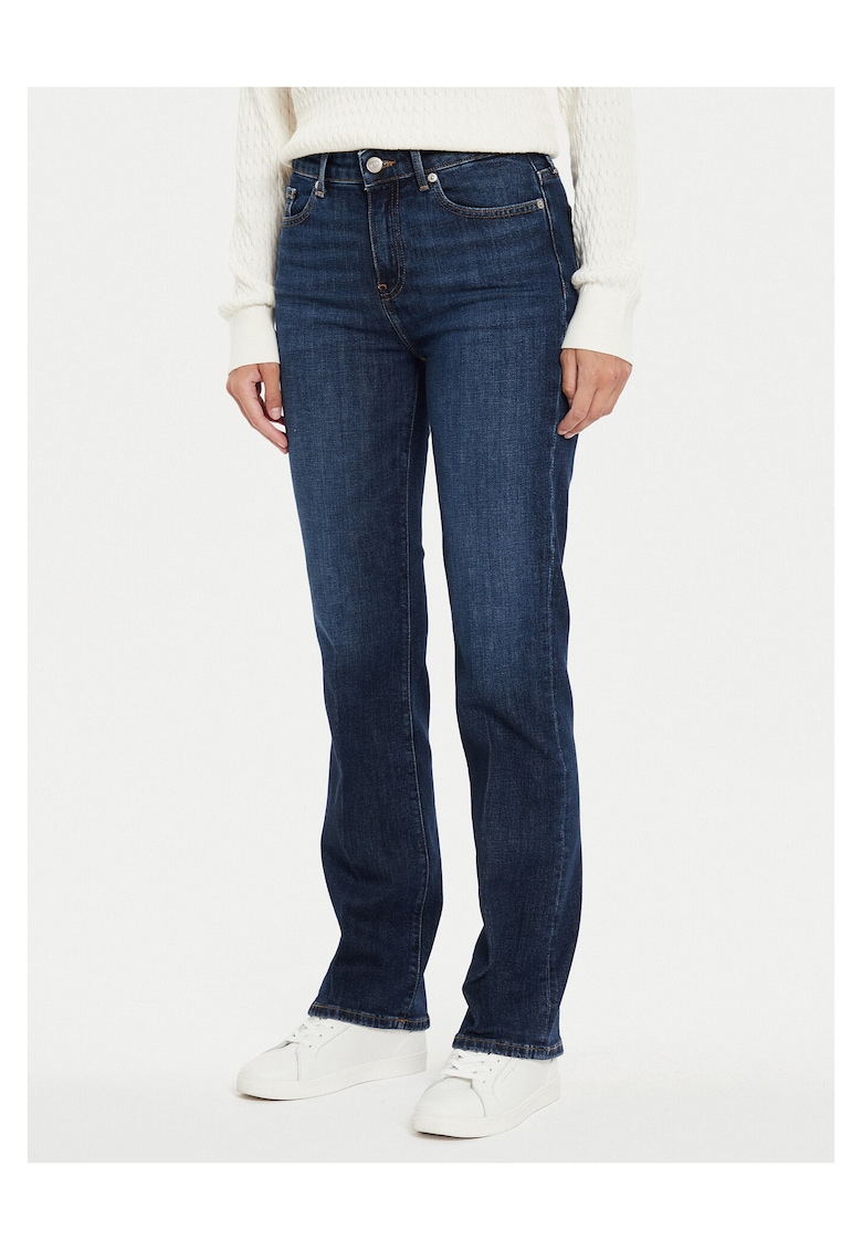 Blugi dama Classics Mid Rise Bootcut - Bleumarin -