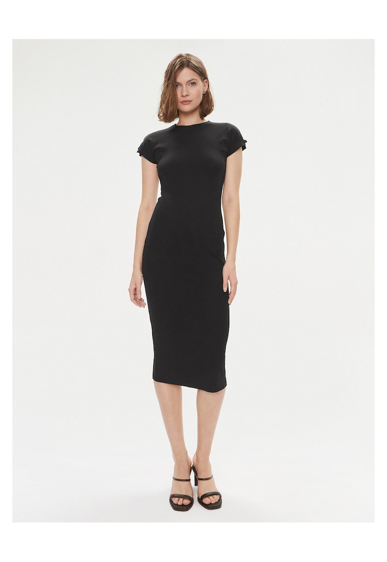 Rochie de vara dama negru - fabricat din material usor
