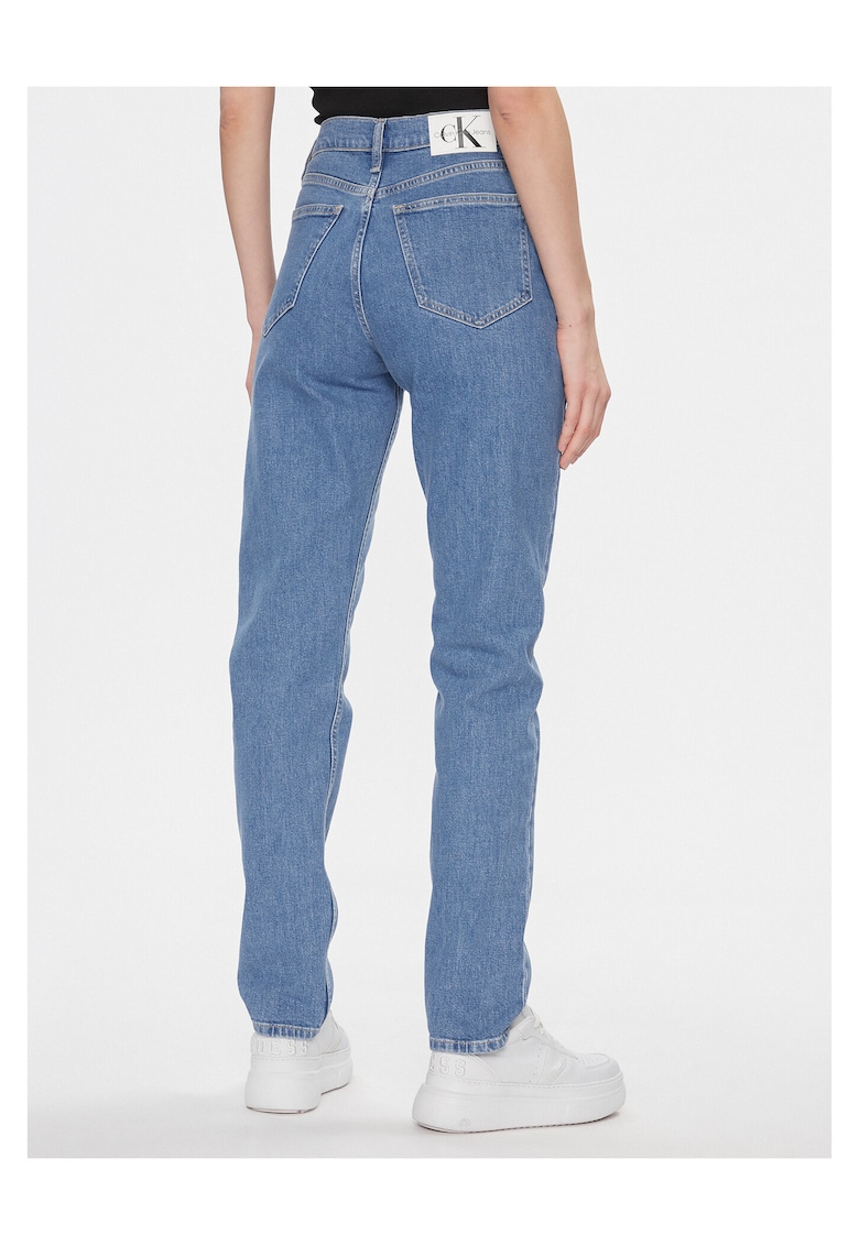 Blugi dama Authentic Slim Straight - Albastru -
