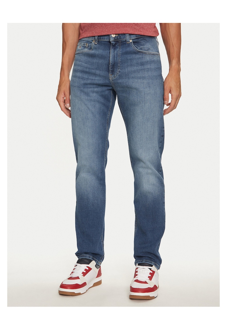 Blugi barbati culoare bleumarin - din denim