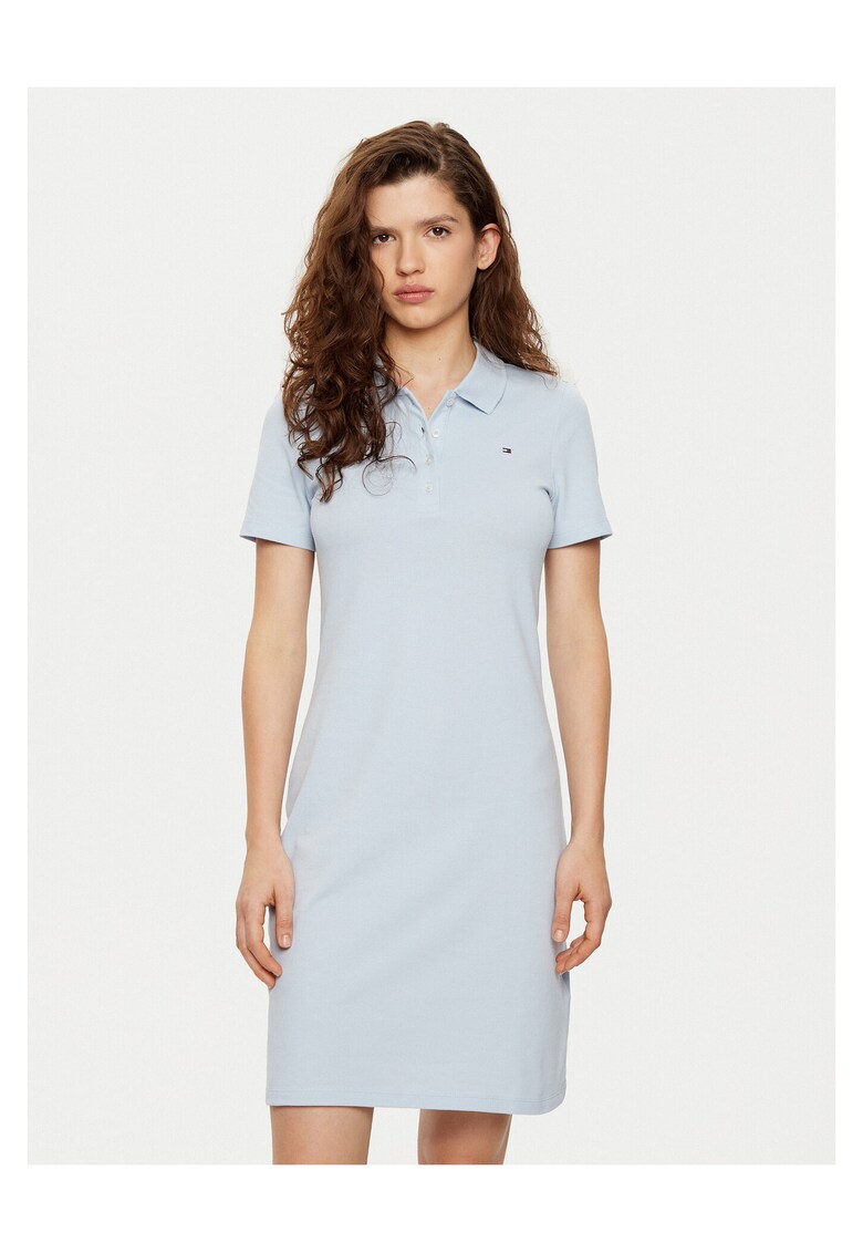 Rochie casual dama albastru deschis - fabricata din material de calitate