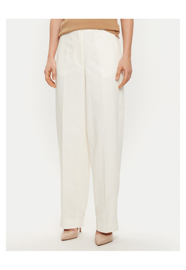 Pantaloni pentru dama - eleganti - ecru