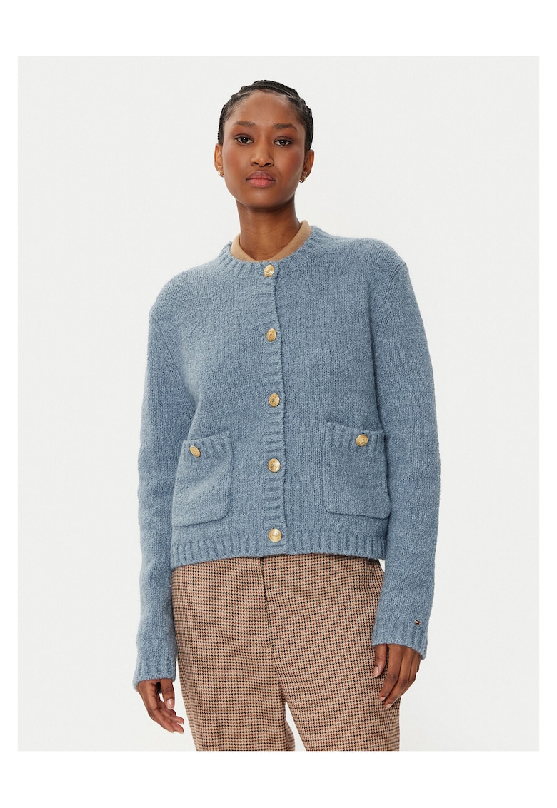 Cardigan dama albastru - moale
