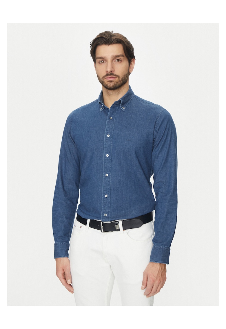 Camasa barbati denim - albastru marin