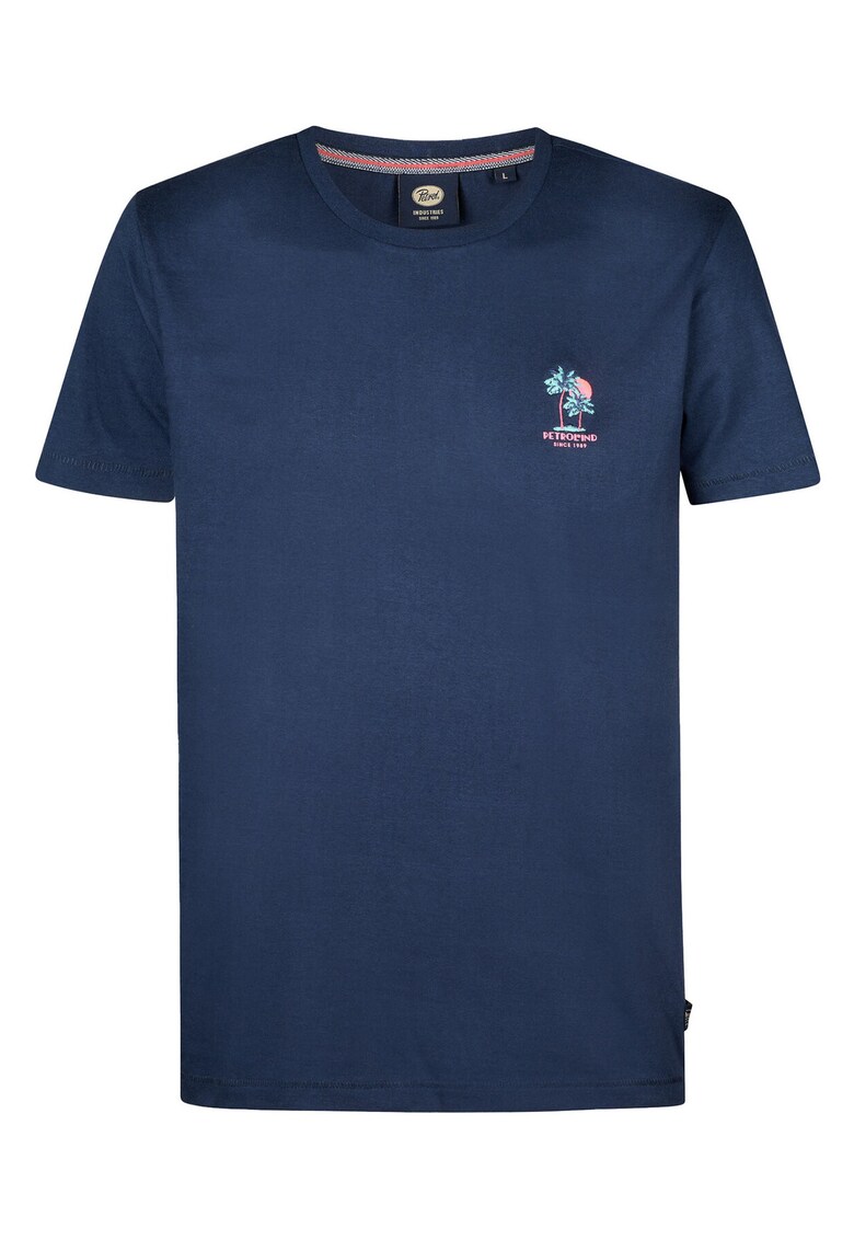 Tricou barbati bleumarin - din bumbac 100%