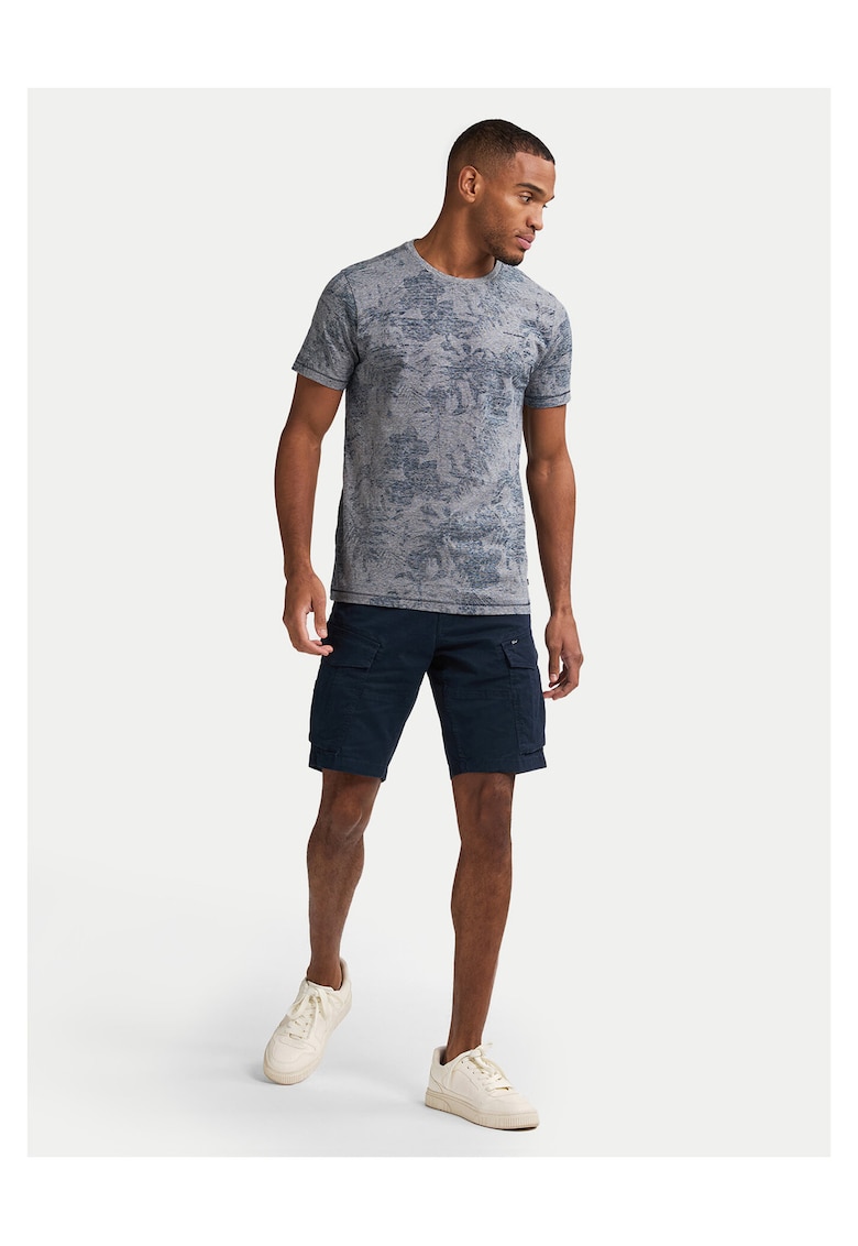 Tricou barbati bumbac - 65498 - Albastru
