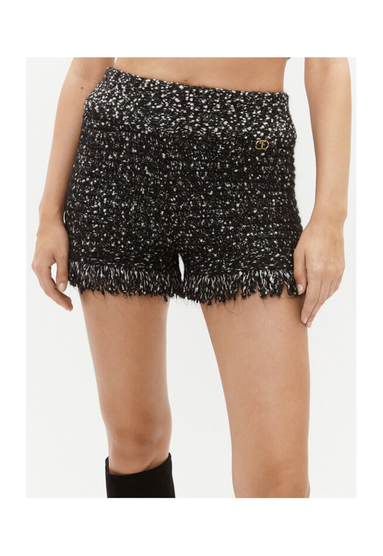 Pantaloni scurti dama negru -