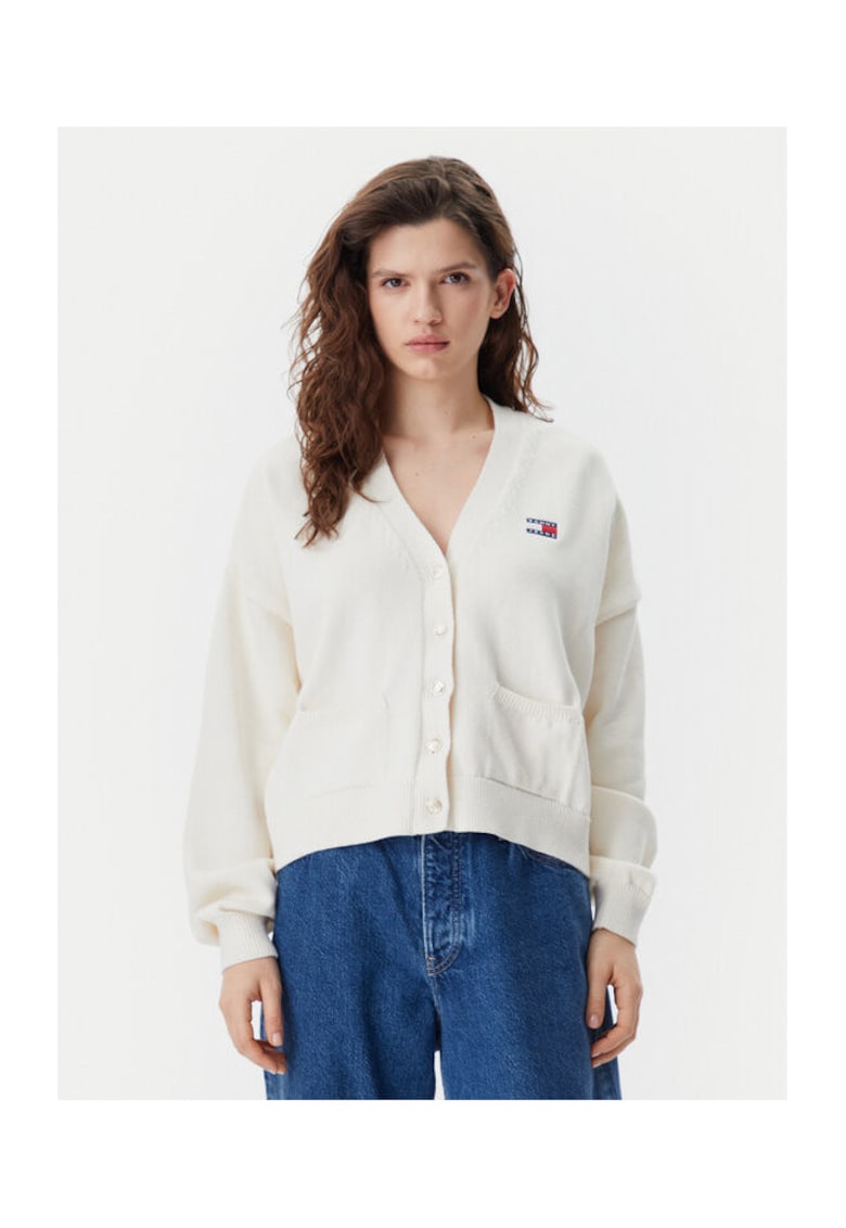 Cardigan de dama bej -