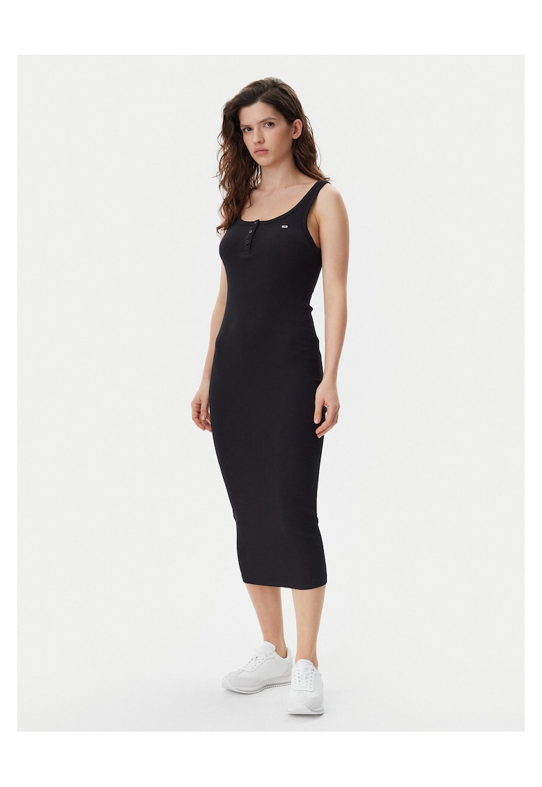 Rochie casual de dama negru -