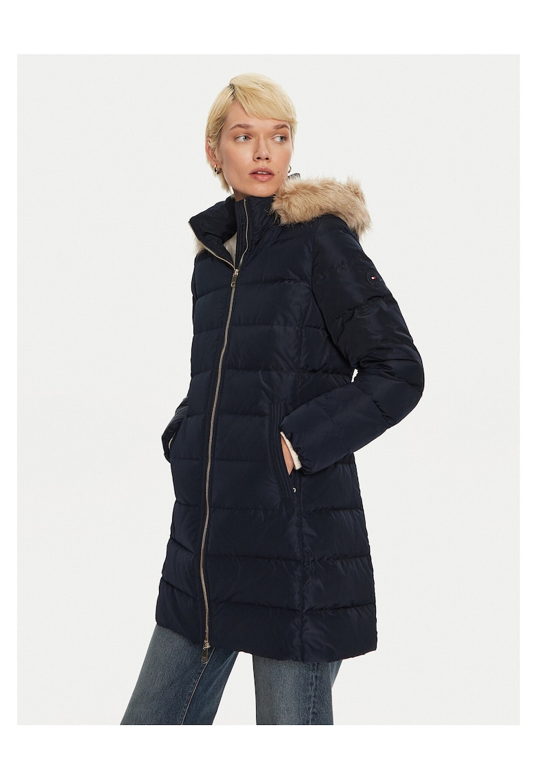 Tommy Hilfiger Geaca de puf bleumarin - Bleumarin
