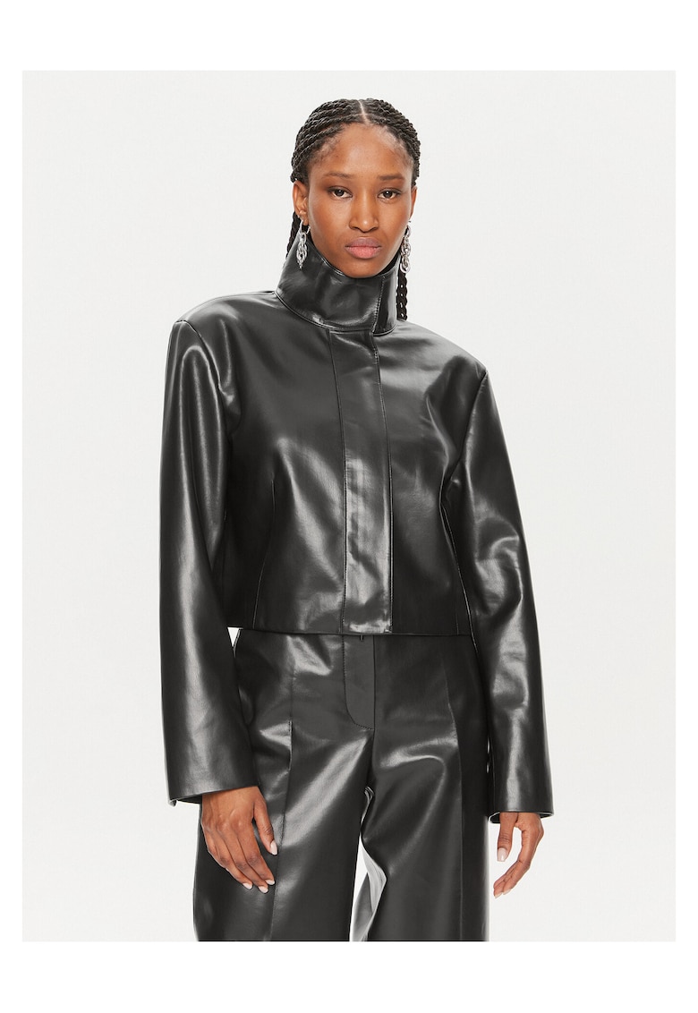 Geaca de piele - negru - dama