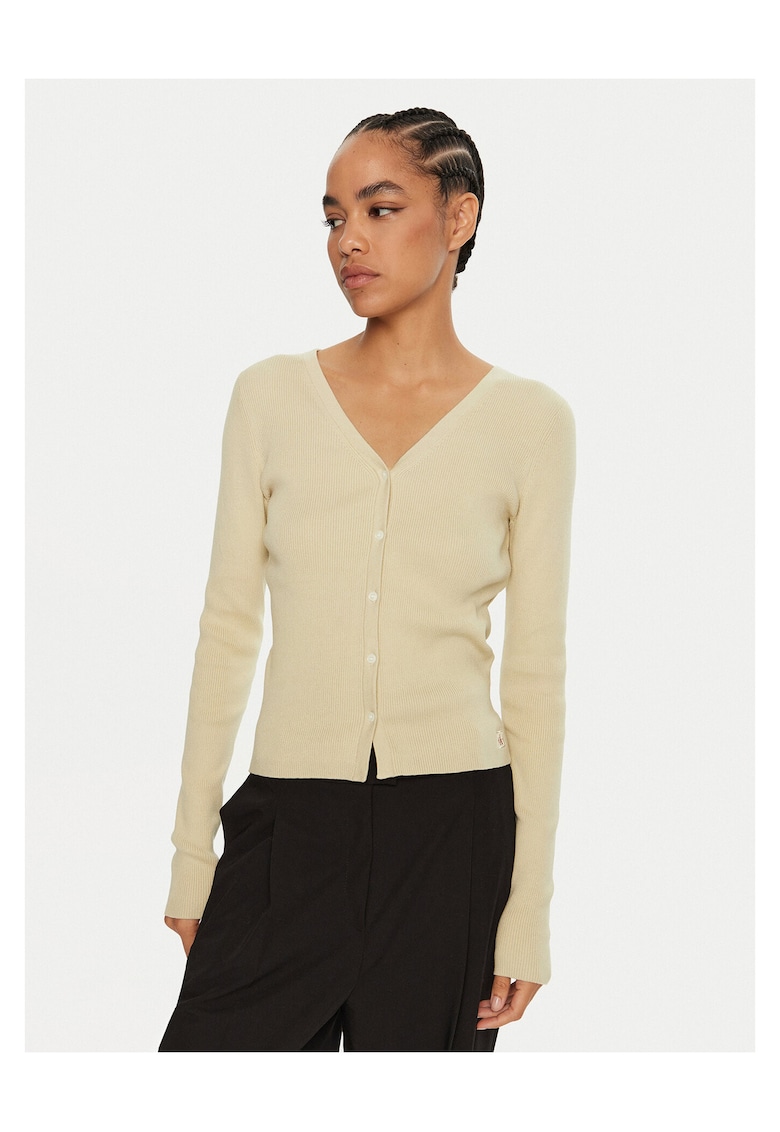 Cardigan dama verde - tricotat
