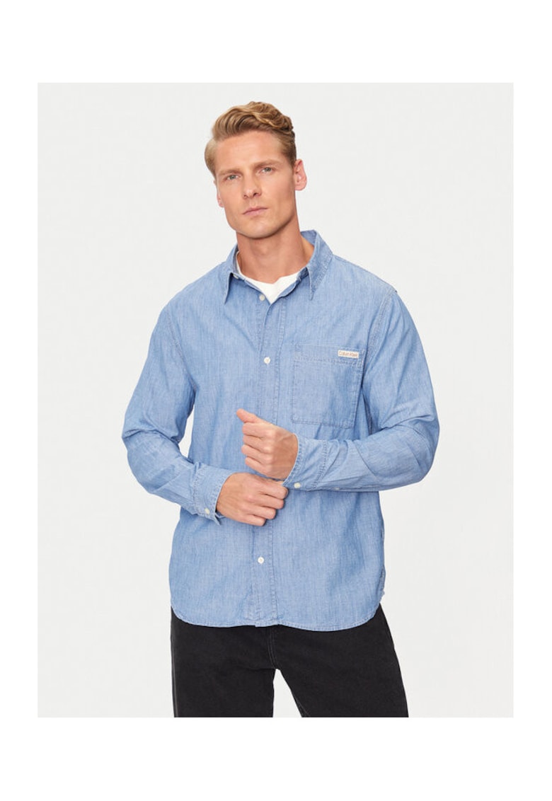 Camasa barbati albastru - material denim