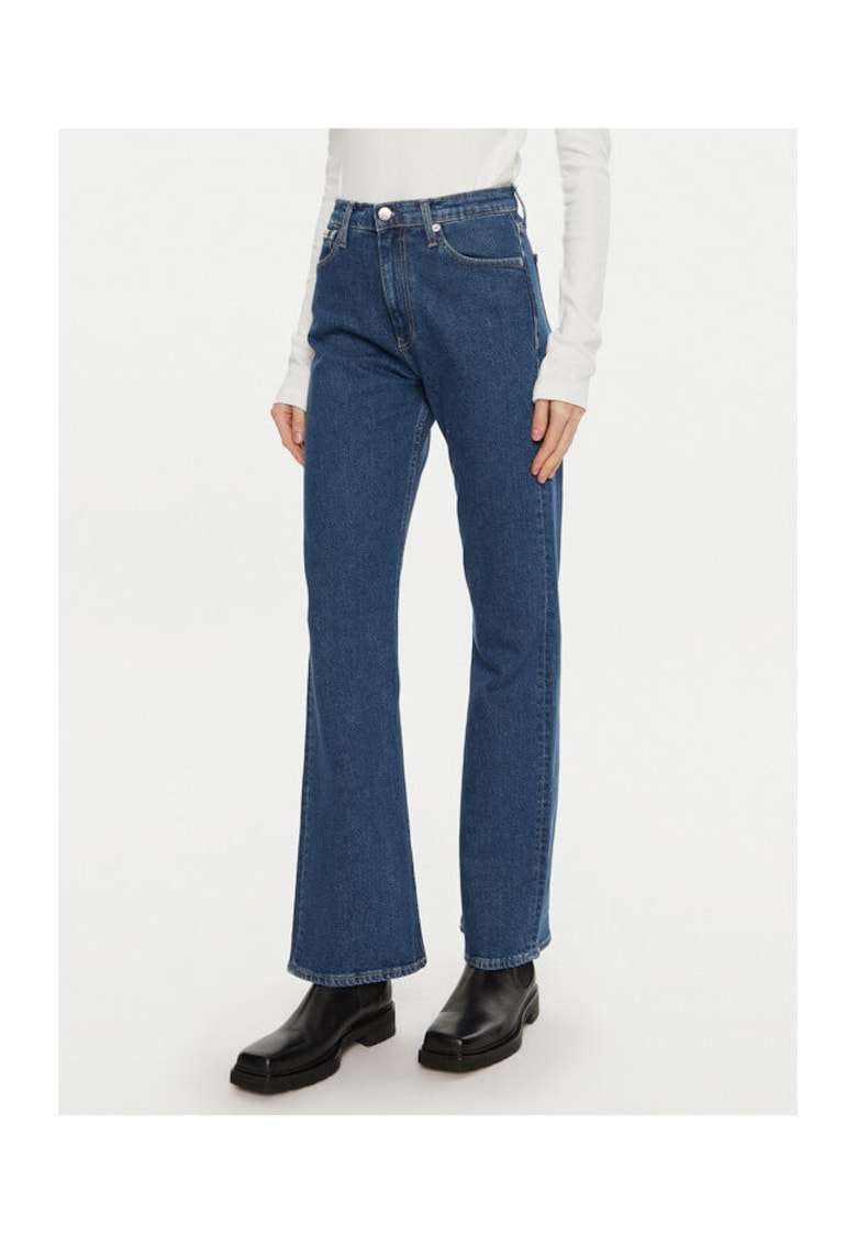 Blugi dama bootcut - albastru -