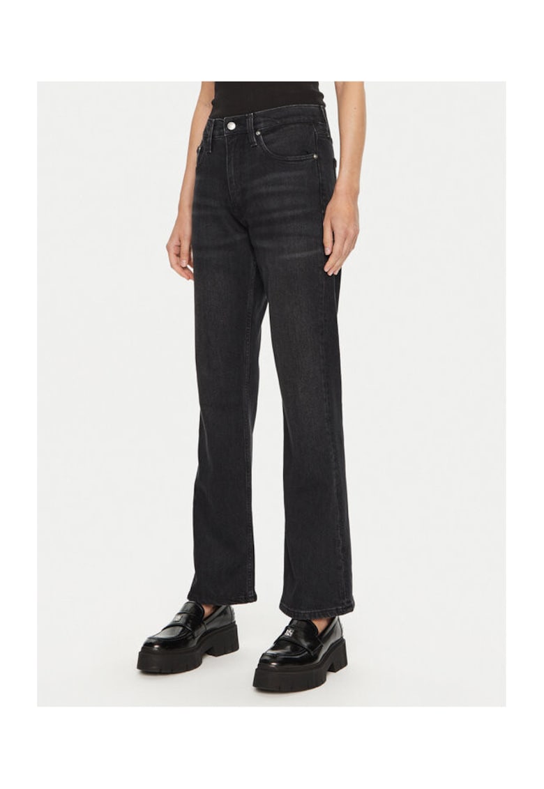 Blugi dama Model Authentic Flared - Negru