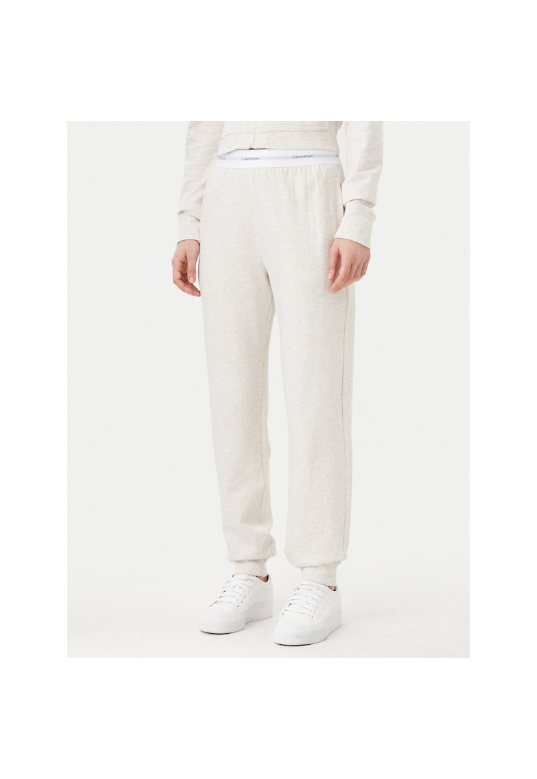 Pantaloni de trening pentru dama - crem