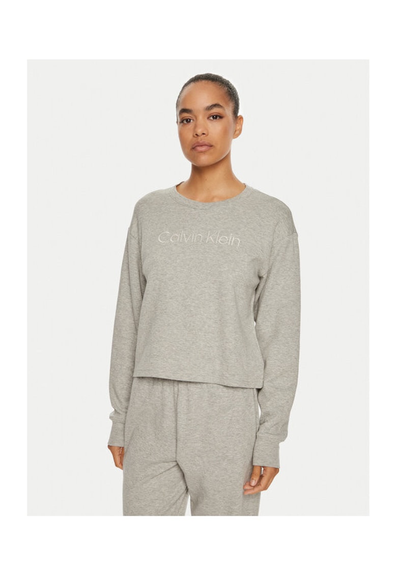 Bluza de pijama de dama - gri