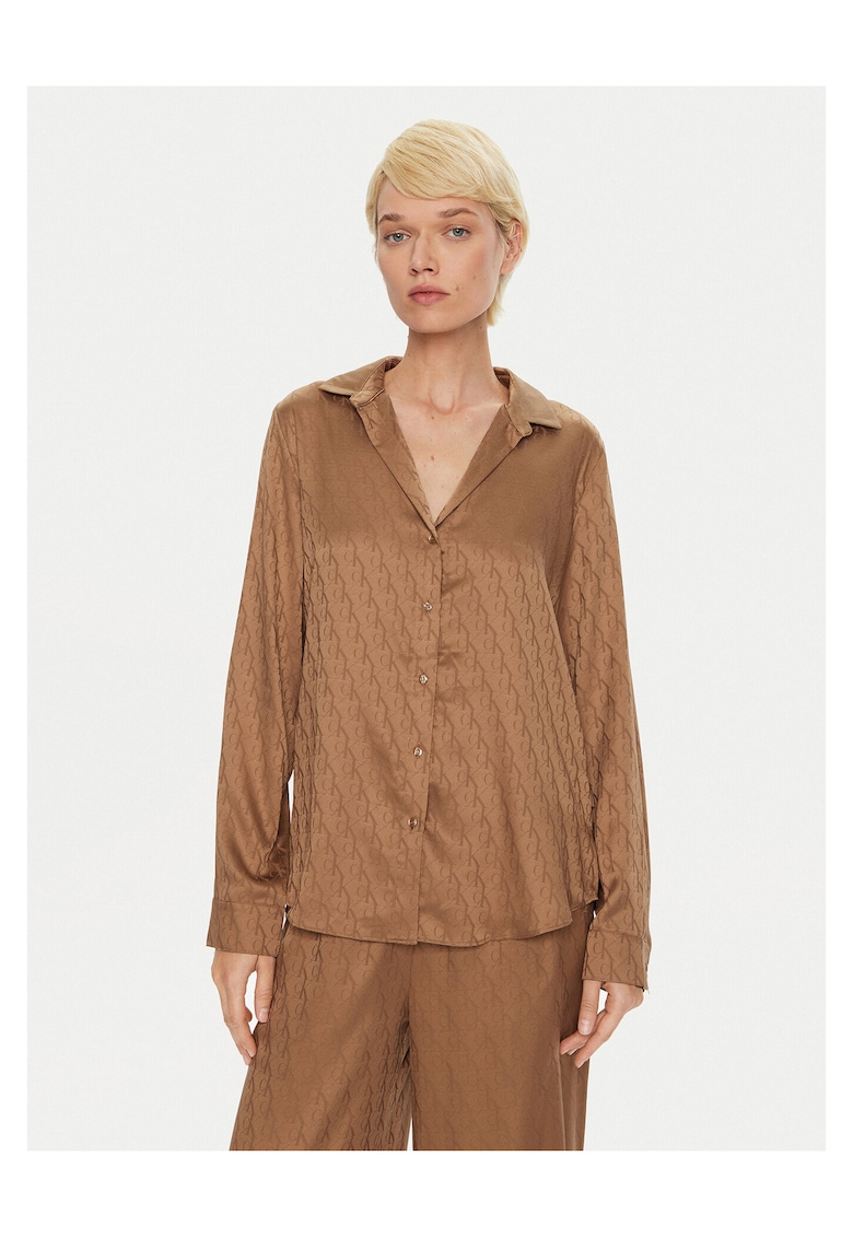 Camasa de pijama de dama - maro