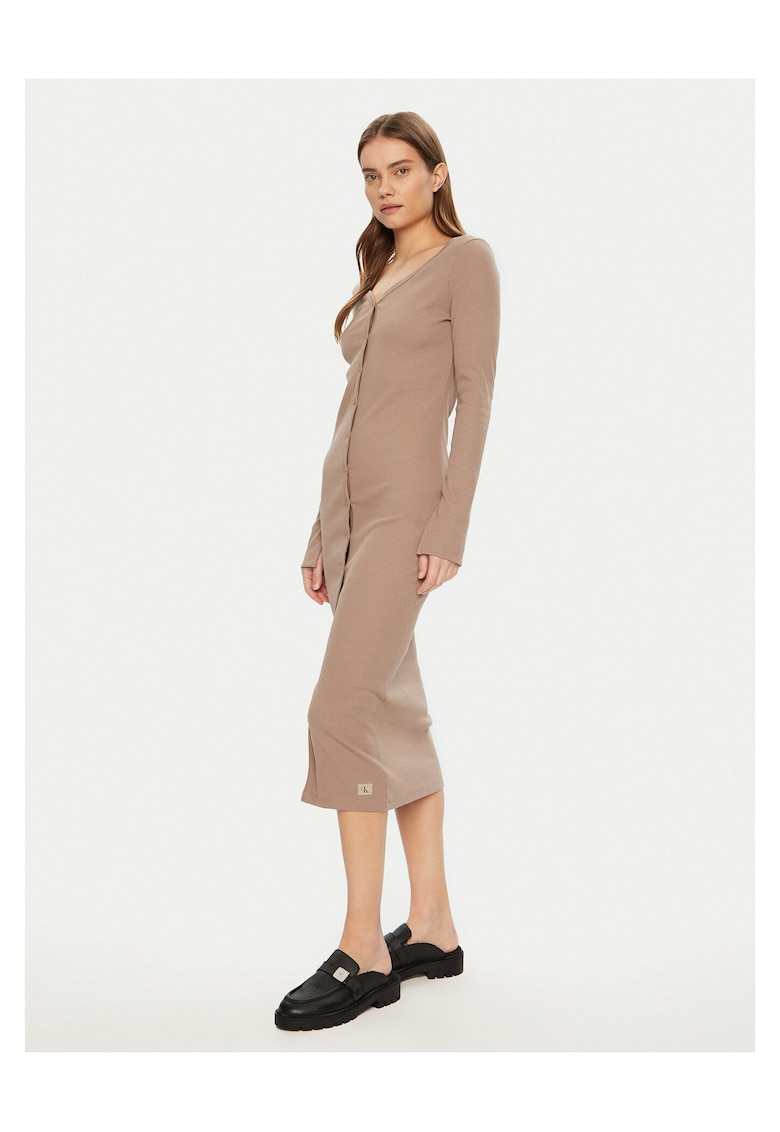 Rochie de zi - bej - femei