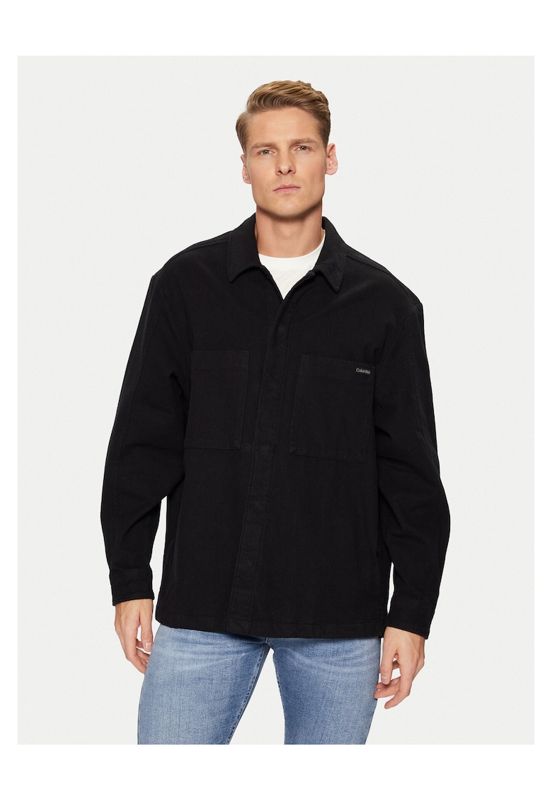 Camasa barbati negru - 100% bumbac