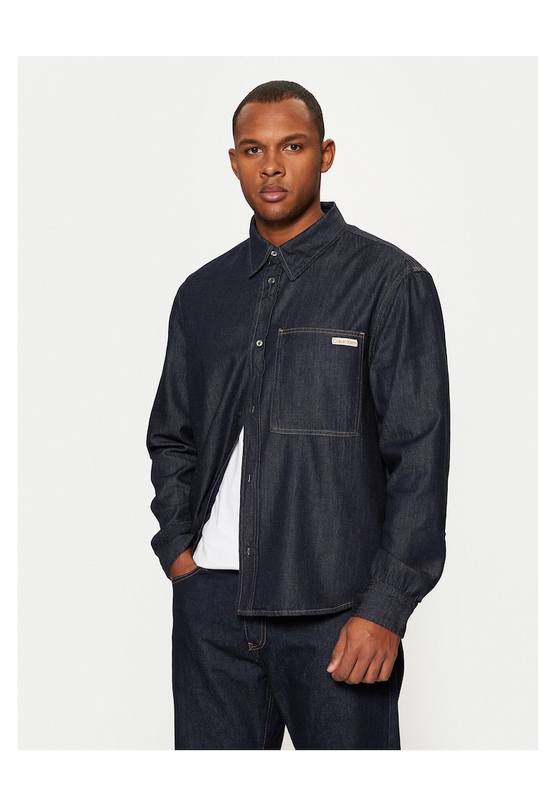 Camasa barbati bleumarin - denim