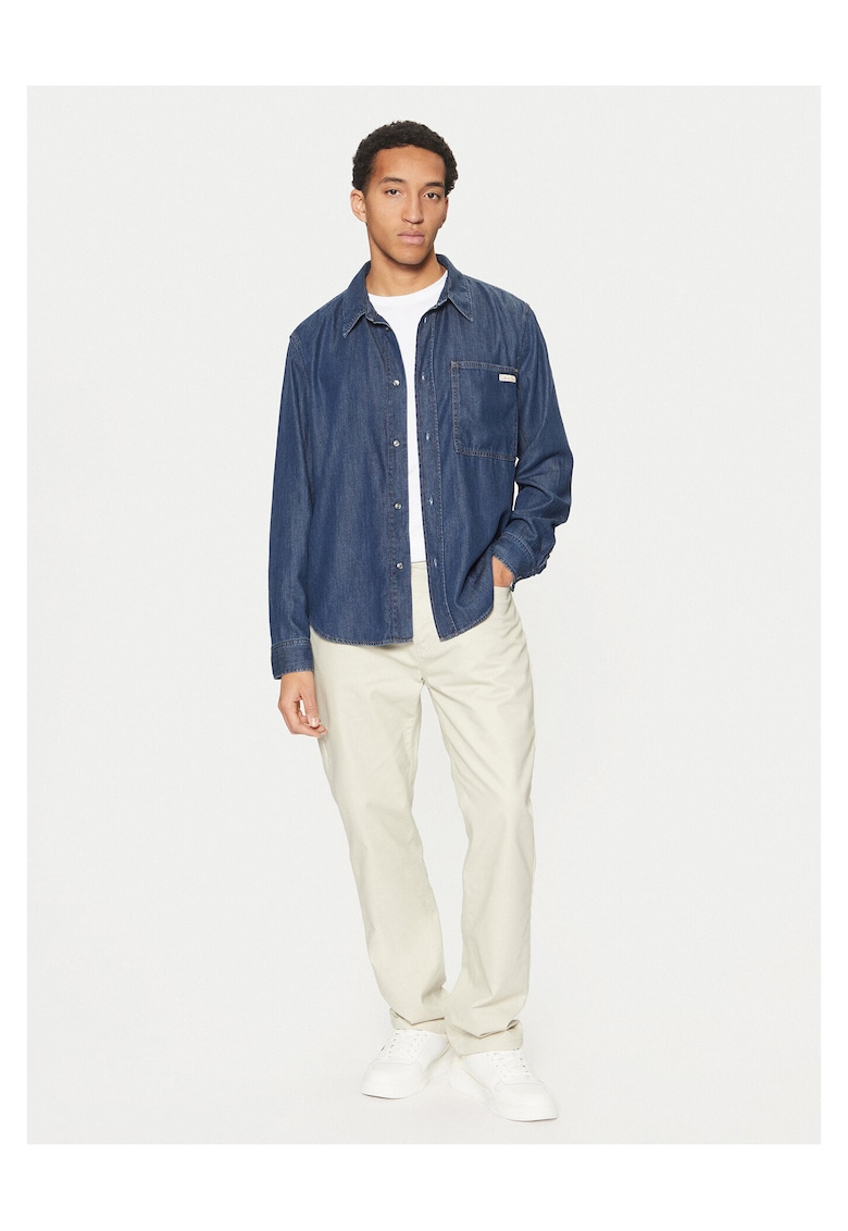 Camasa barbati albastru marin - denim -