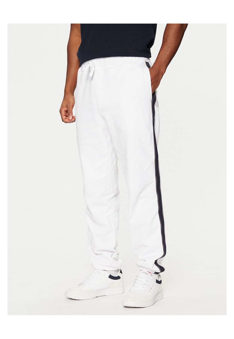Pantaloni barbati alb - trening -