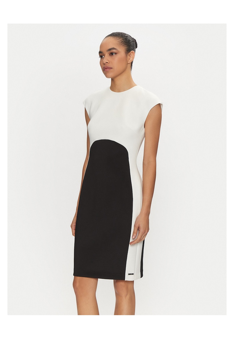 Rochie de cocktail - negru - ecru