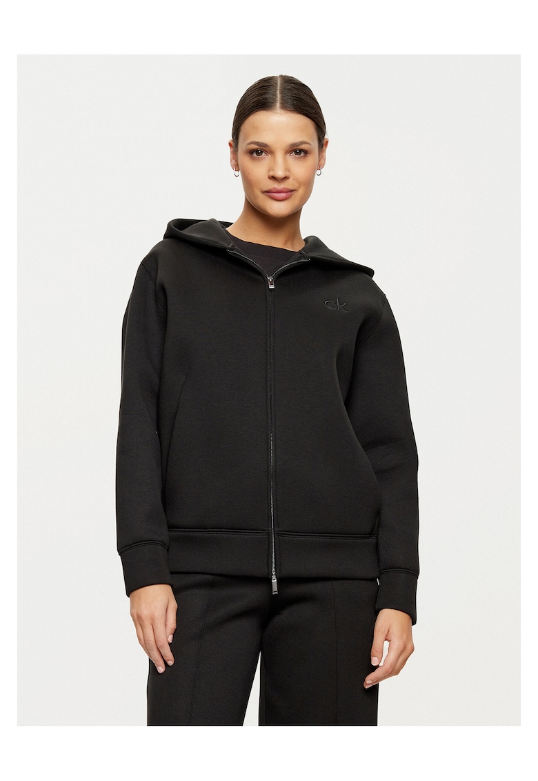 Hanorac dama negru - textil
