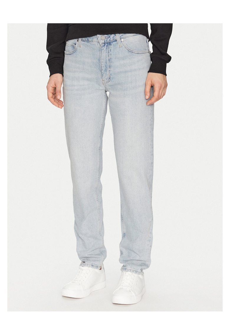 Blugi dama Authentic Slim Straight - Albastru -
