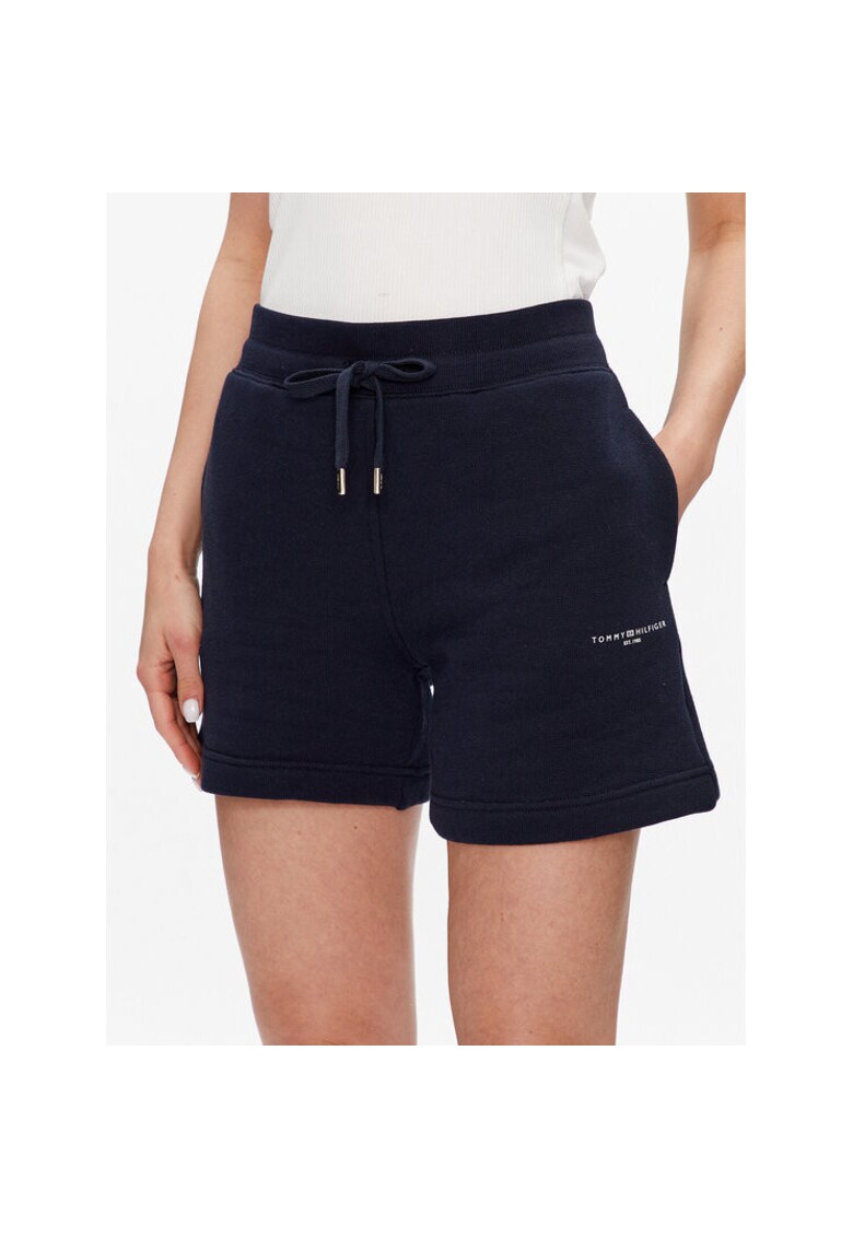 Pantaloni sport dama - bleumarin - scurti -