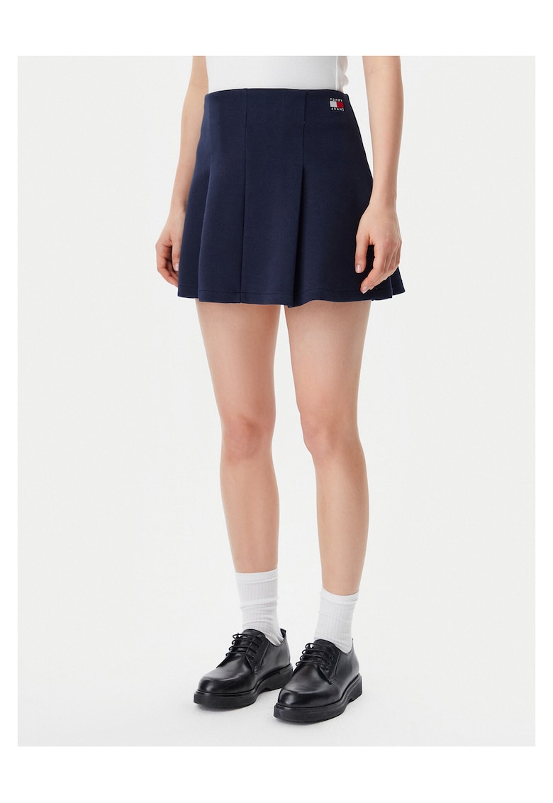 Fusta mini - bleumarin - material de calitate