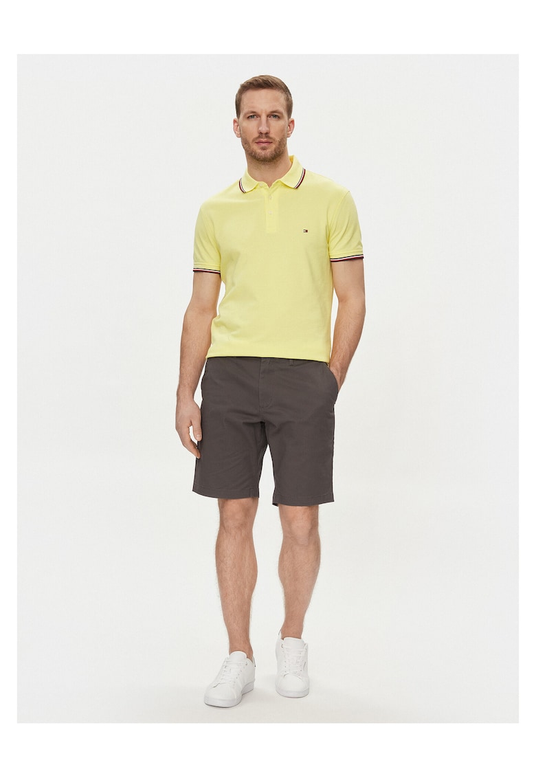Pantaloni scurti barbati gri - tesatura