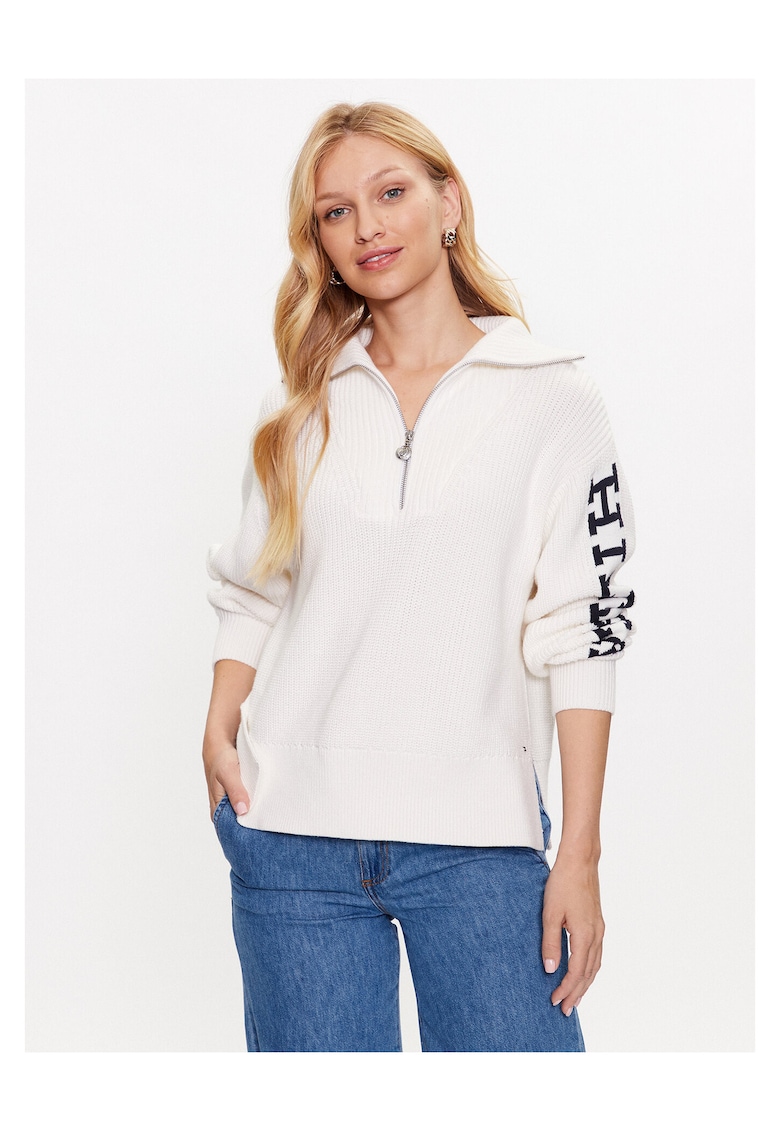 Pulover de dama ecru -
