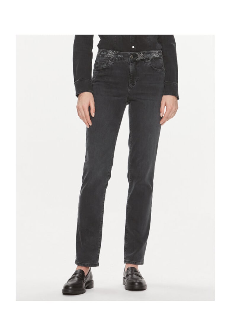 Blugi dama gri - denim - slim fit -