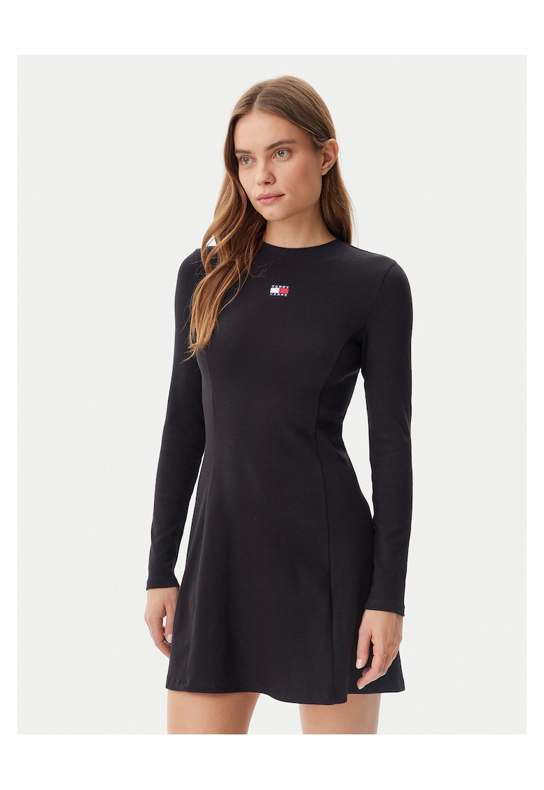 Rochie casual de dama negru -