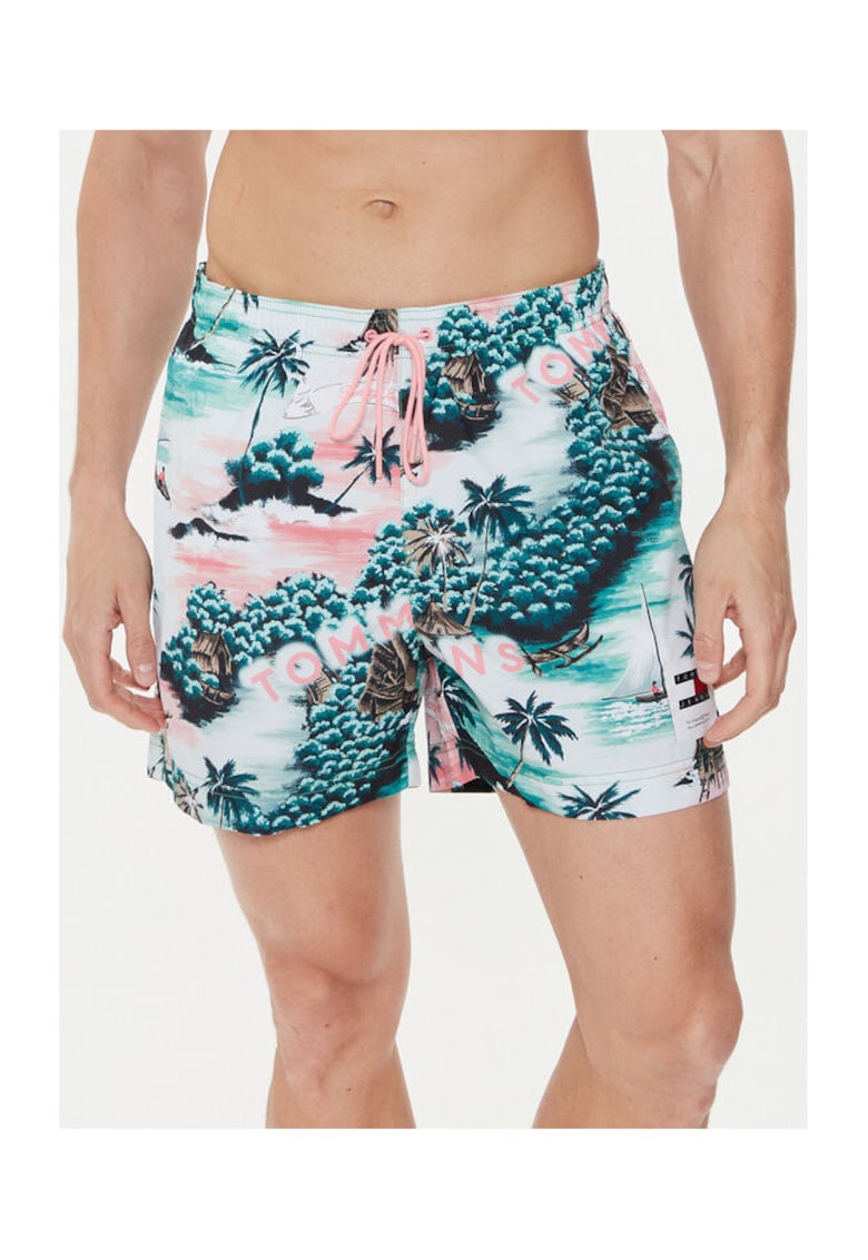 Costum de baie barbati multicolor