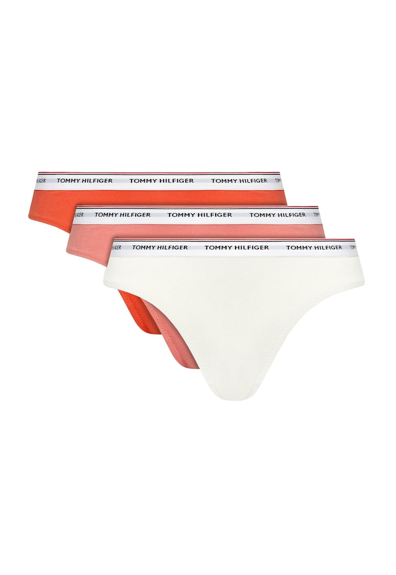 Lenjerie intima dama Ecru/Portocaliu - 3 buc -