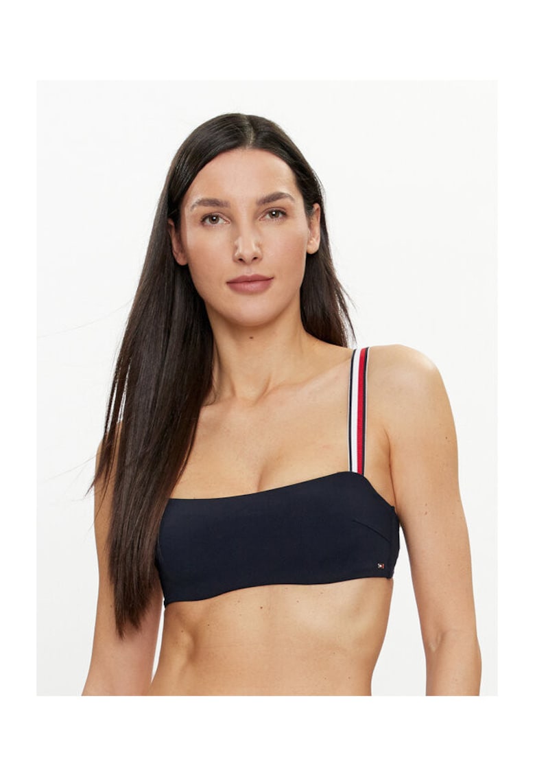 Sutien de baie dama - bleumarin - cu bretele -