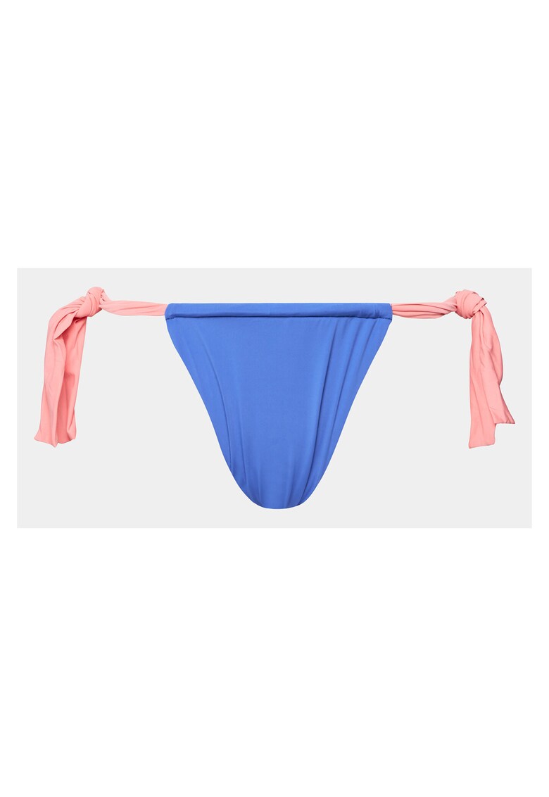 Slip de bikini reversibil dama - Roz/Albastru
