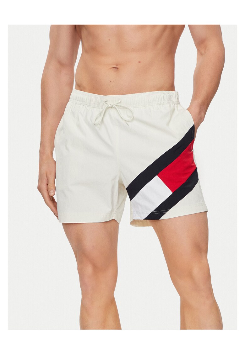Costum de baie barbati alb -